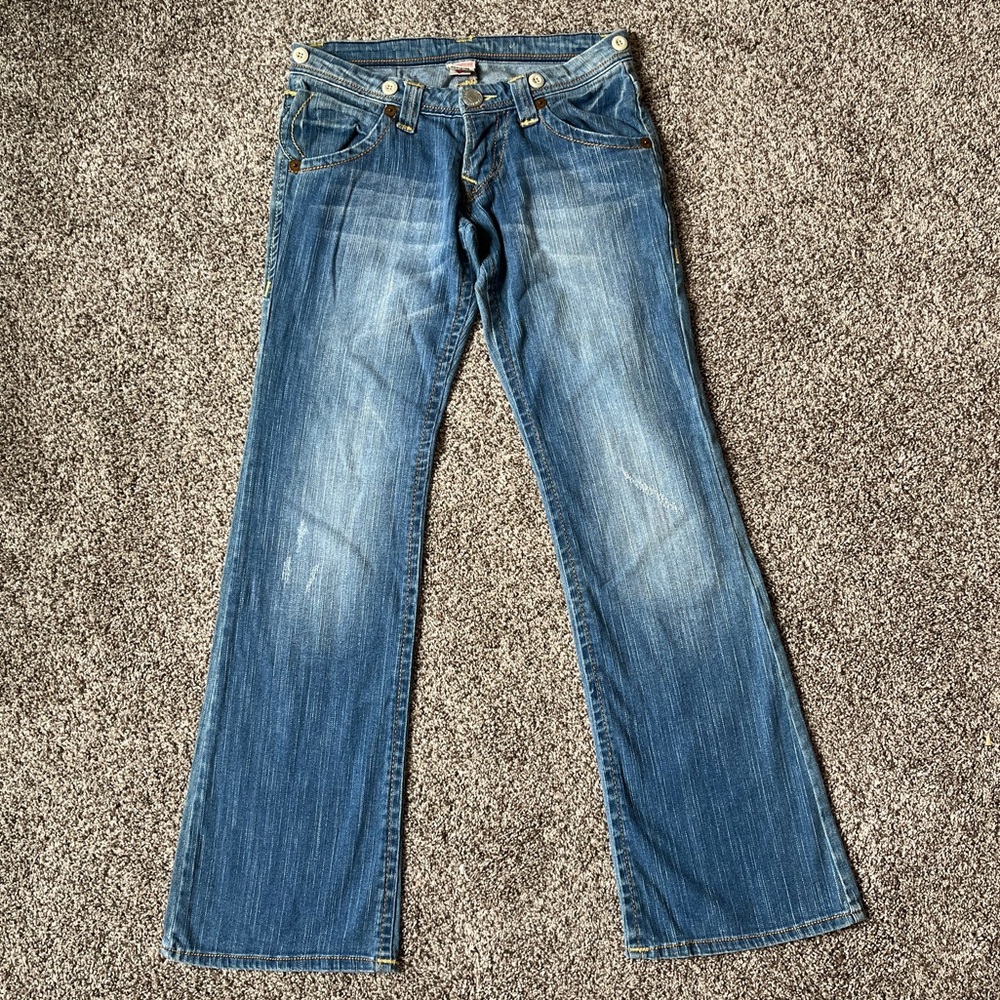 True Religion Women's Blue Boot Cut Jeans